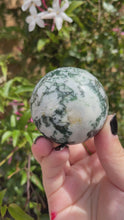 Load and play video in Gallery viewer, Moss Agate Spheres (50% off (pick your own))
