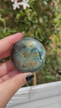 Load and play video in Gallery viewer, Labradorite Palm Stones (50% off(pick your own))
