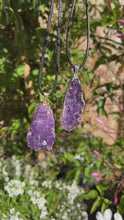 Load and play video in Gallery viewer, Amethyst Cluster Necklaces
