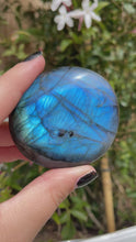 Load and play video in Gallery viewer, Labradorite Palm Stones (50% off(pick your own))
