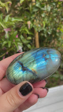 Load and play video in Gallery viewer, Labradorite Palm Stones (50% off(pick your own))
