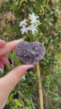 Load and play video in Gallery viewer, Mini Amethyst Hearts (50% off(pick your own))
