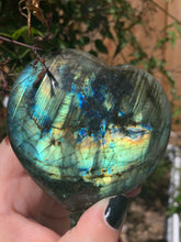 Load image into Gallery viewer, Large labradorite heart A (40% off)
