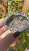 Load and play video in Gallery viewer, Blue Agate Geode (50% off)
