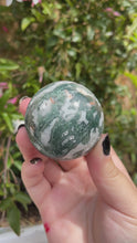 Load and play video in Gallery viewer, Moss Agate Spheres (50% off (pick your own))
