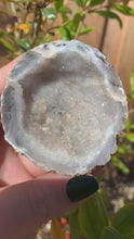 Load and play video in Gallery viewer, Baby Blue Agate Geode (50% off)
