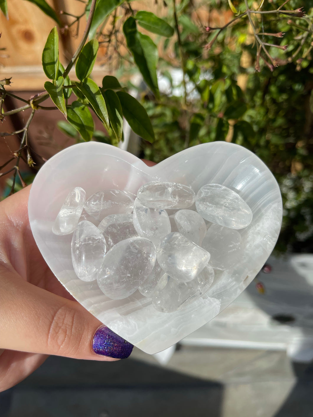 Clear Quartz Tumbles