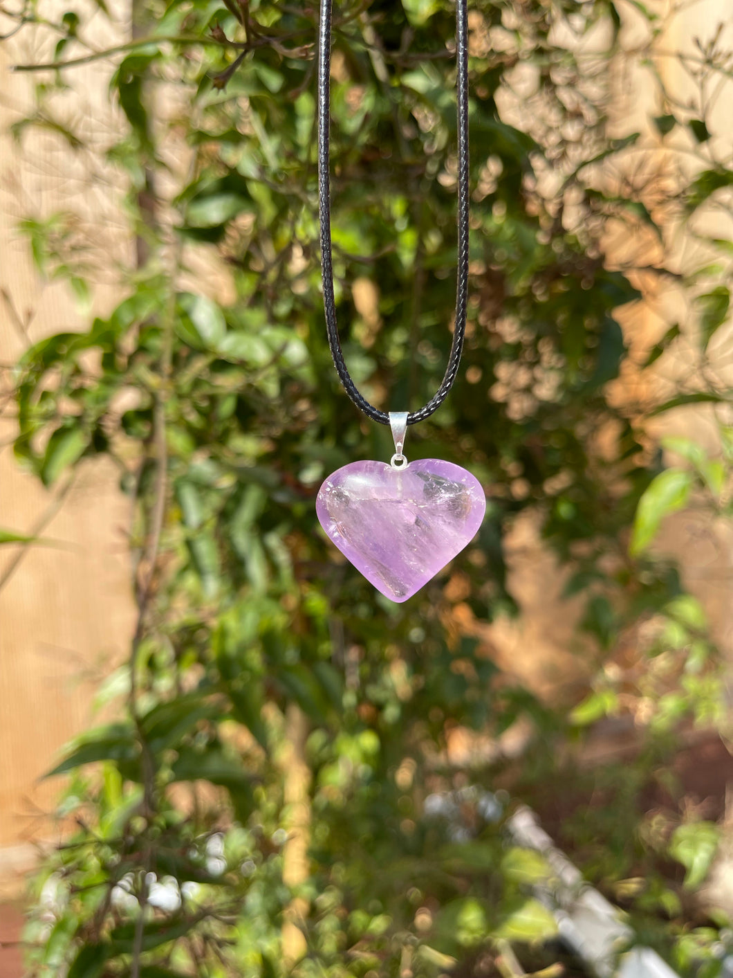 Amethyst Heart Necklace