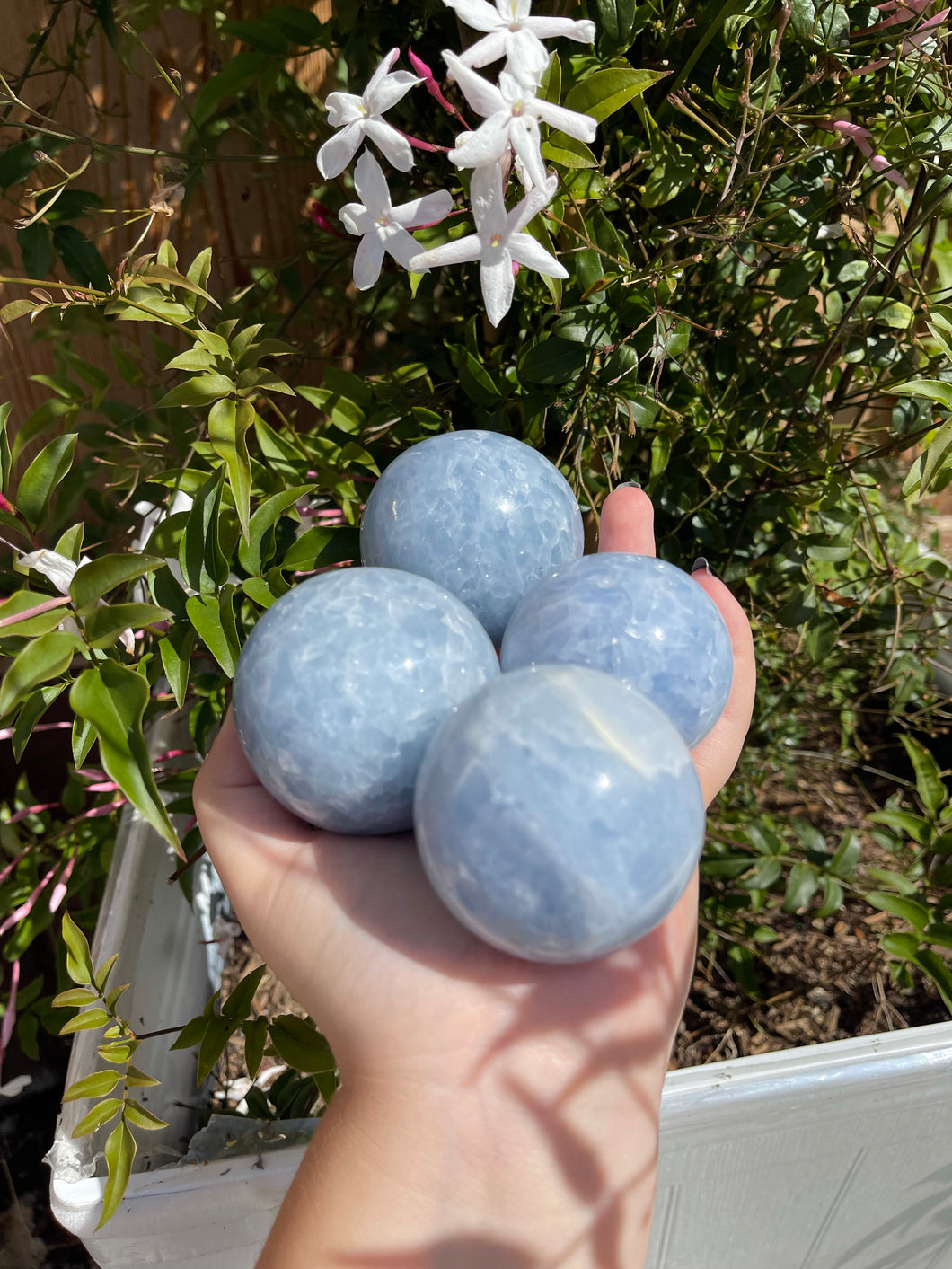 Blue Calcite Spheres (20% off (pick your own))