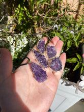 Load image into Gallery viewer, Amethyst Cluster Necklaces
