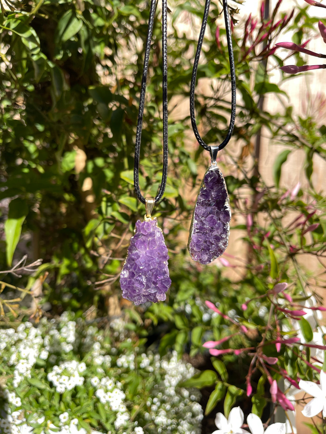 Amethyst Cluster Necklaces