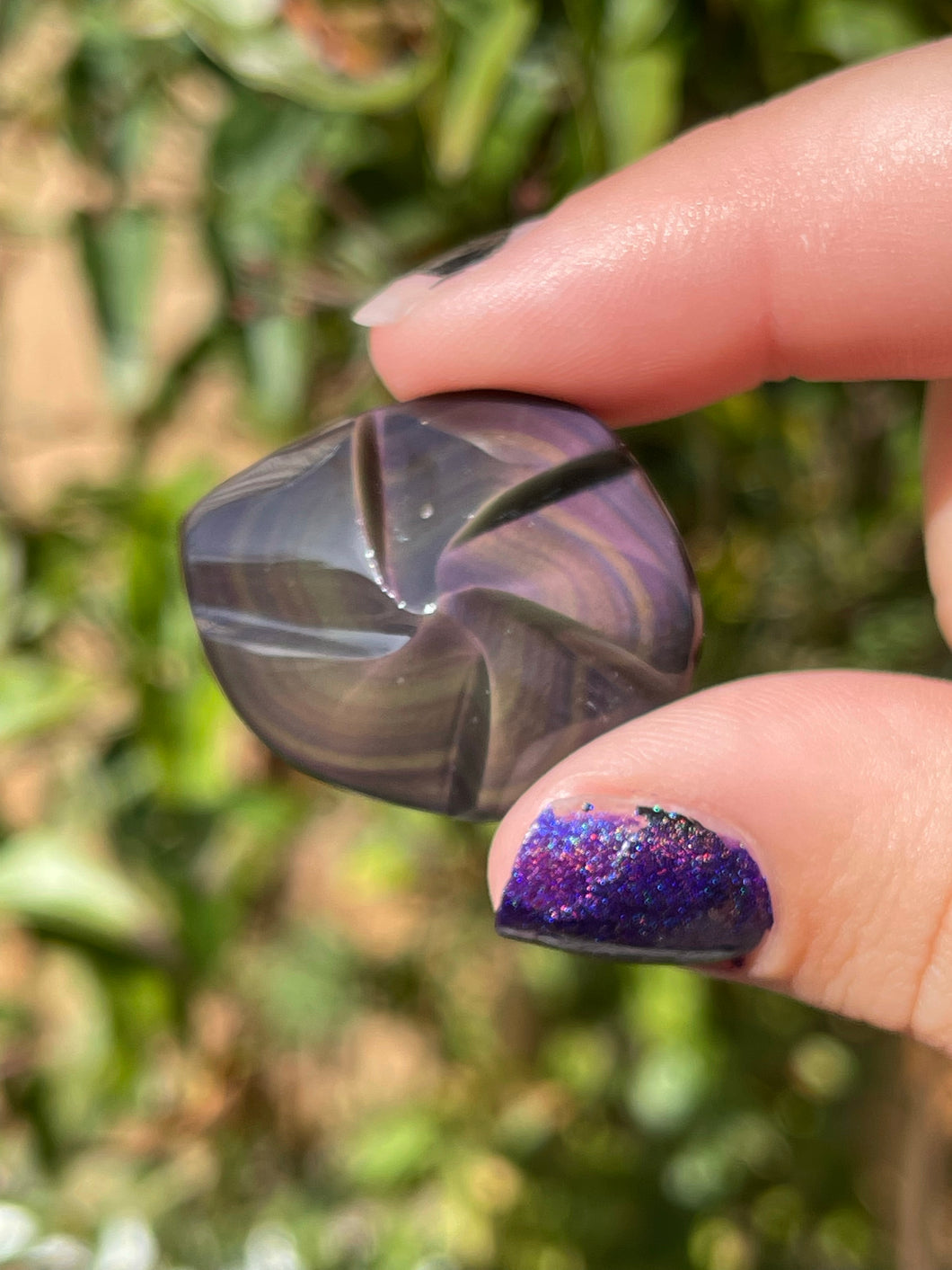 Rainbow Obsidian Swirl (20% off)