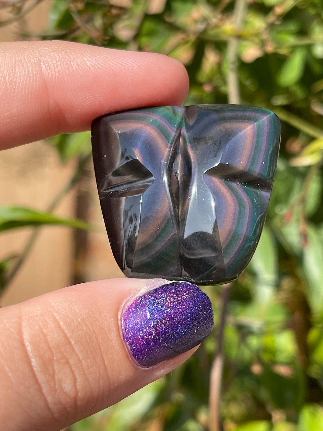 Rainbow Obsidian Butterfly A (20% off)