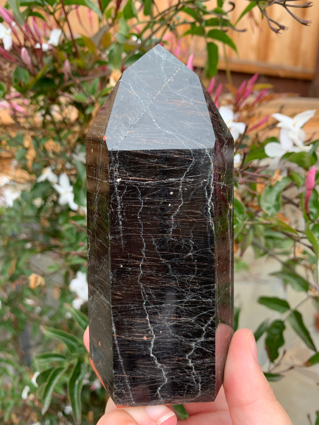 Large Black Tourmaline Tower (50% off)